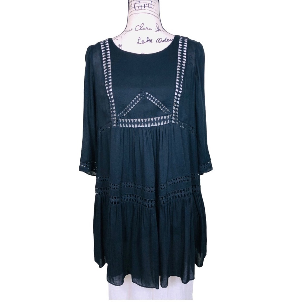 Ba&sh bash Jane Eyelet Mini Dress